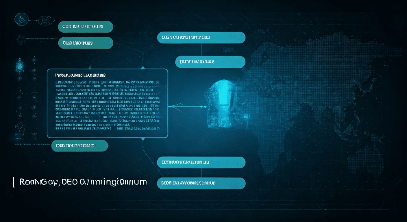 Diagram of Google's ranking algorithm.