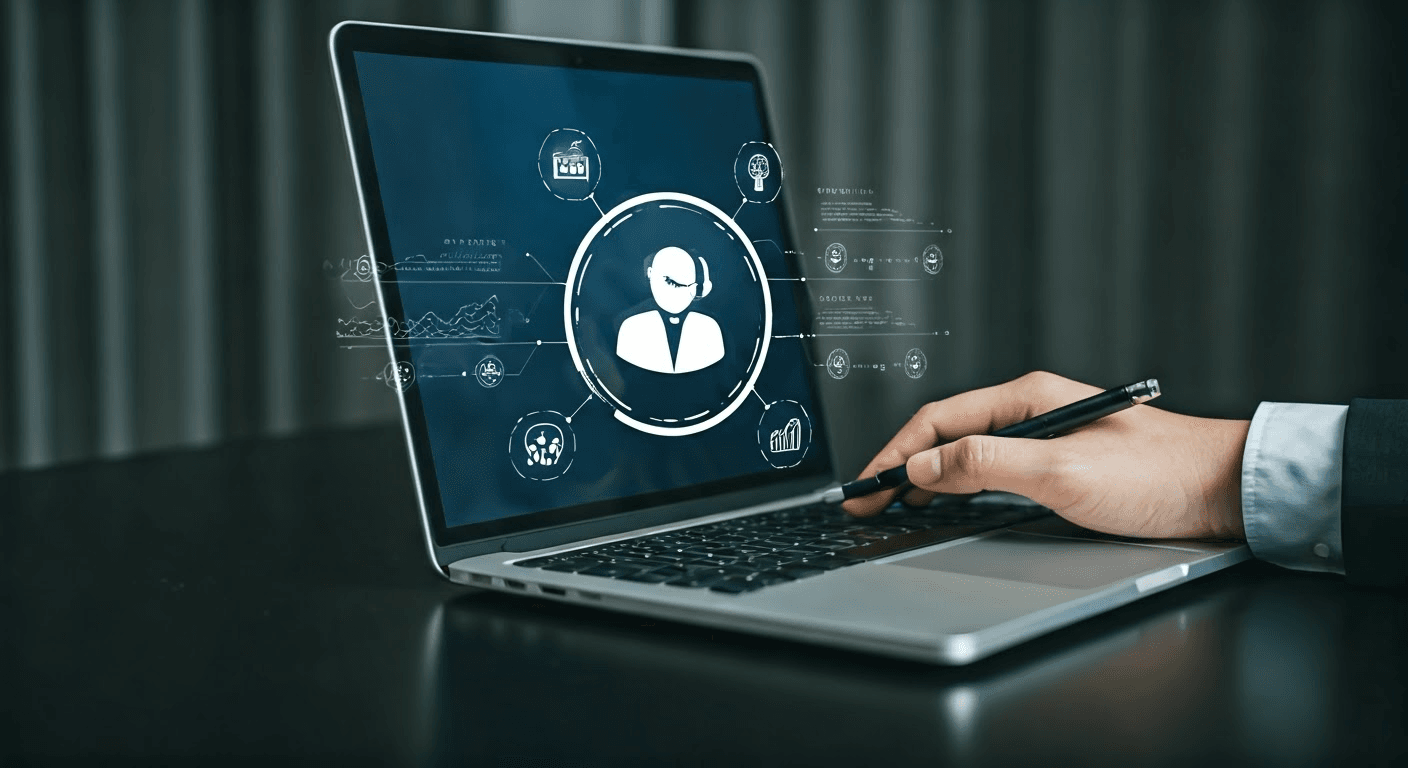 Person evaluating web hosting options.