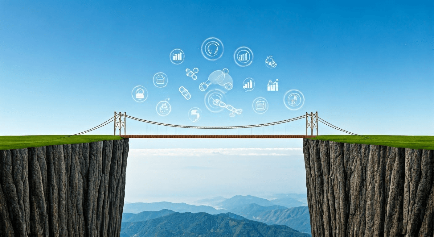 Visual metaphor for a strong backlink profile.