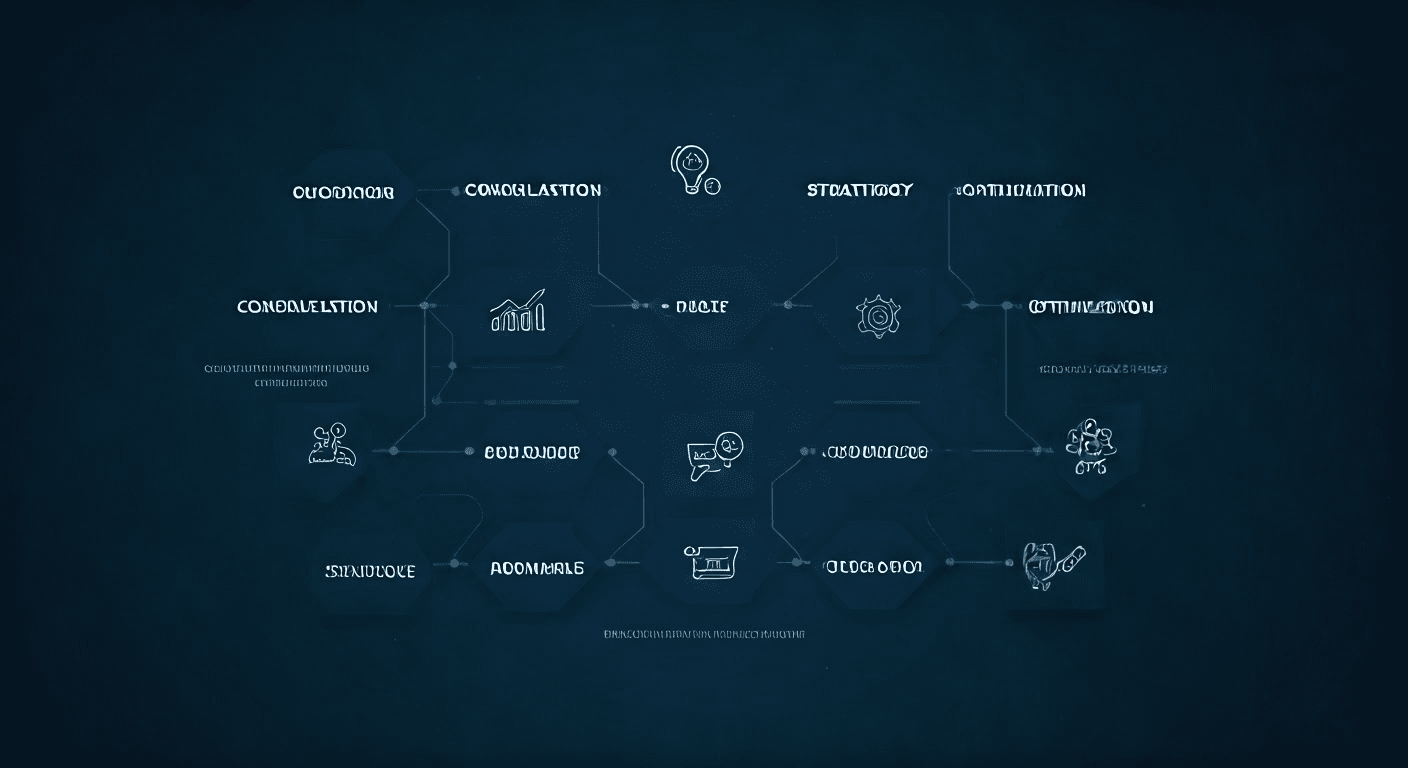 Process flowchart of advertising